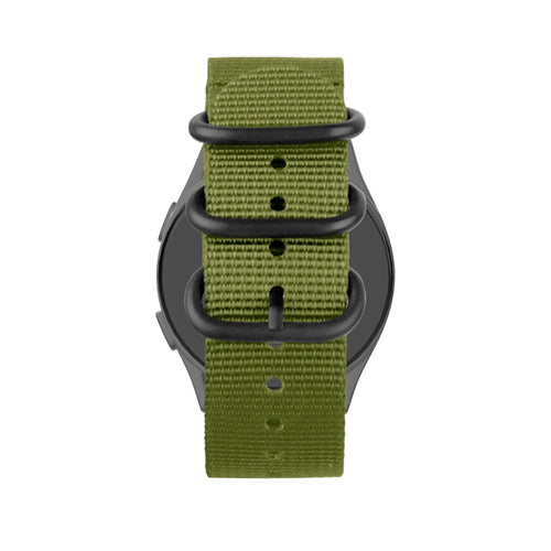 Bandz Suunto Run Buckled Nylon Strap (Green)