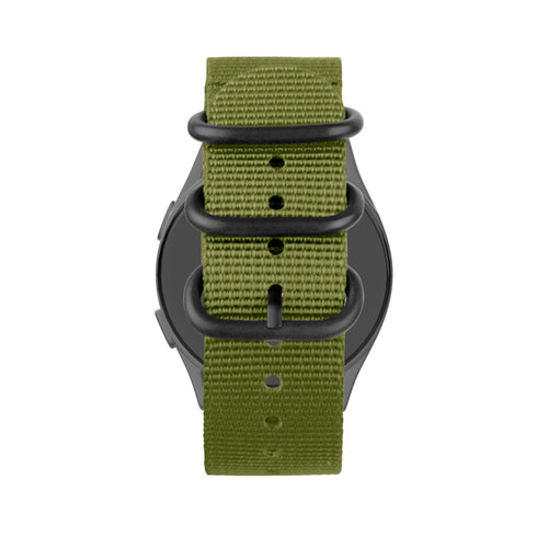 Bandz Garmin Forerunner 570 - 47mm Buckled Nylon Strap (groen)