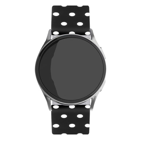 Print Silicone Strap, on a watch, direct front view