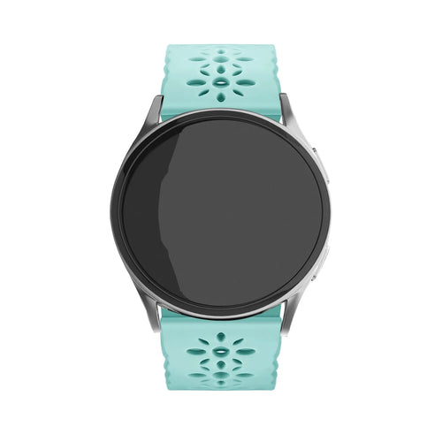 Amazfit Bip U (Pro) Patterned Silicone Strap (Blue Sea Green)