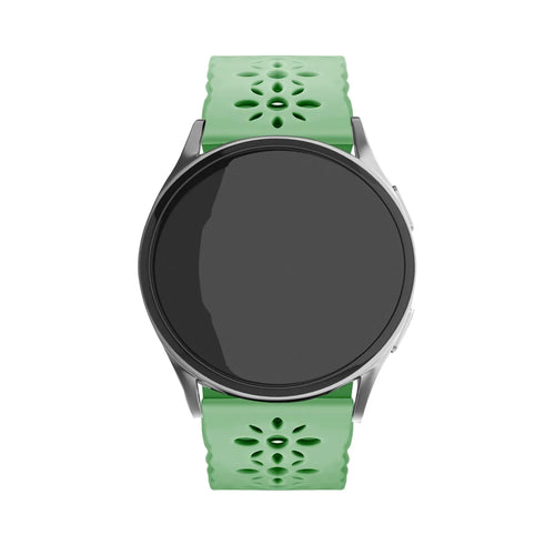 Amazfit GTS 4 Patterned Silicone Strap (Green)