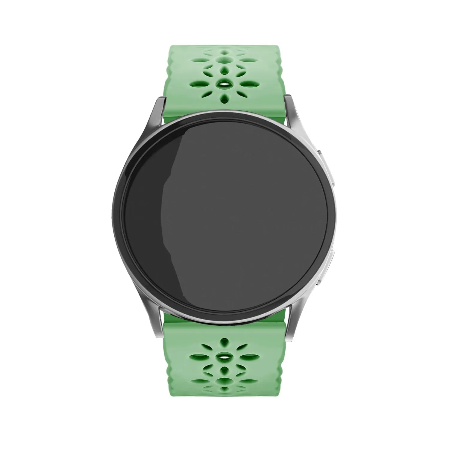 Amazfit GTS 4 Patterned Silicone Strap (Green)
