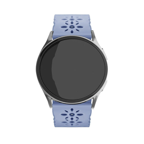 Coros Pace 2 Patterned Silicone Strap (Lavender Grey)