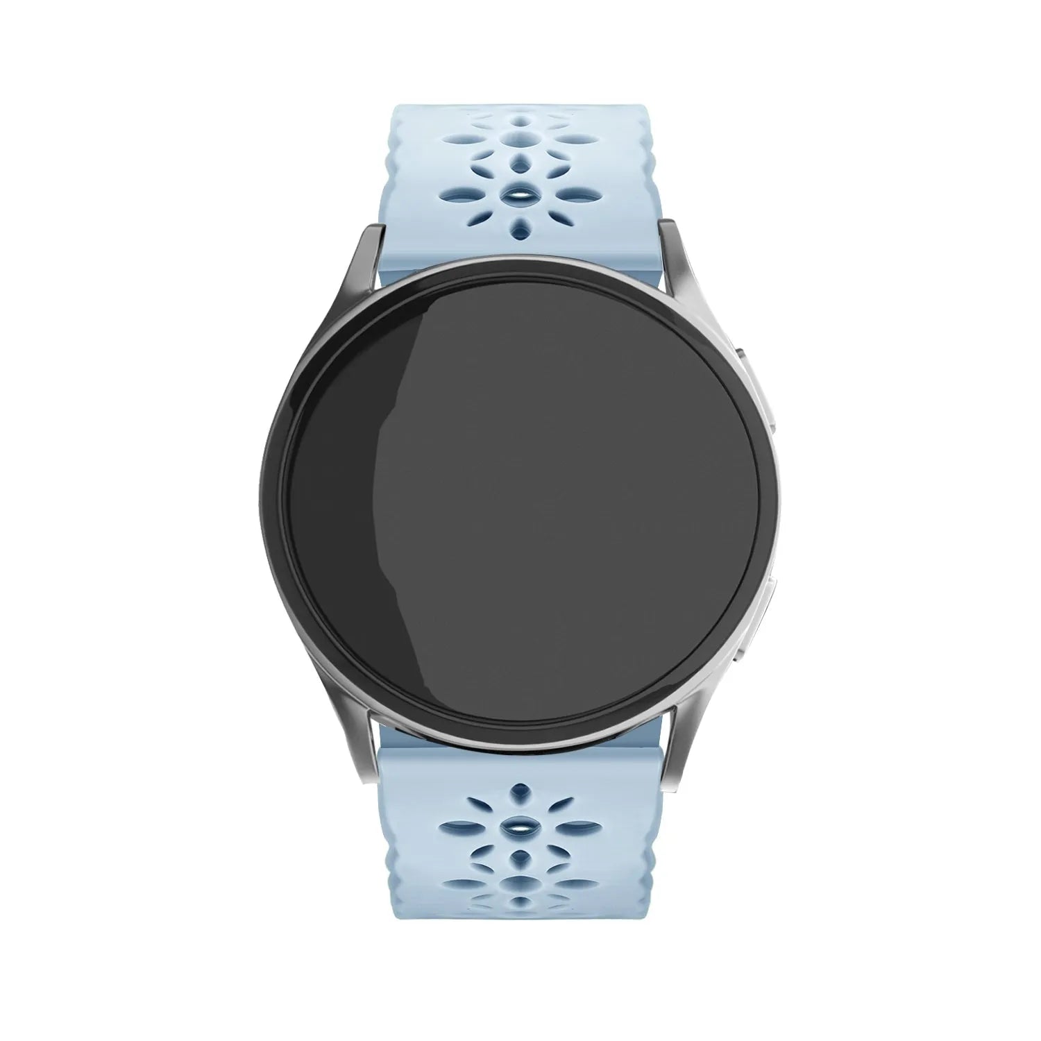 Amazfit Bip 3 (Pro) Patterned Silicone Strap (Mist Blue)
