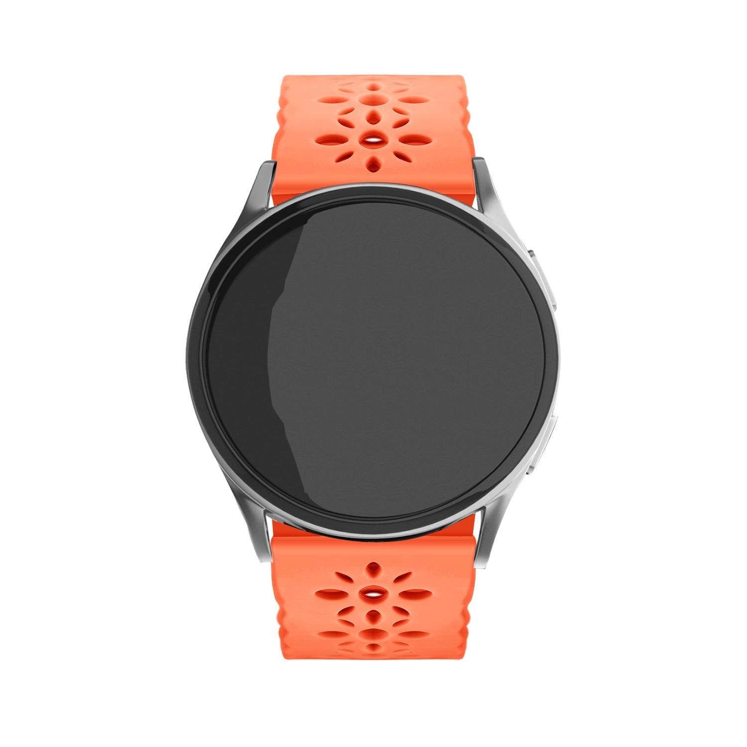 Coros Apex 2 Patterned Silicone Strap (Orange)