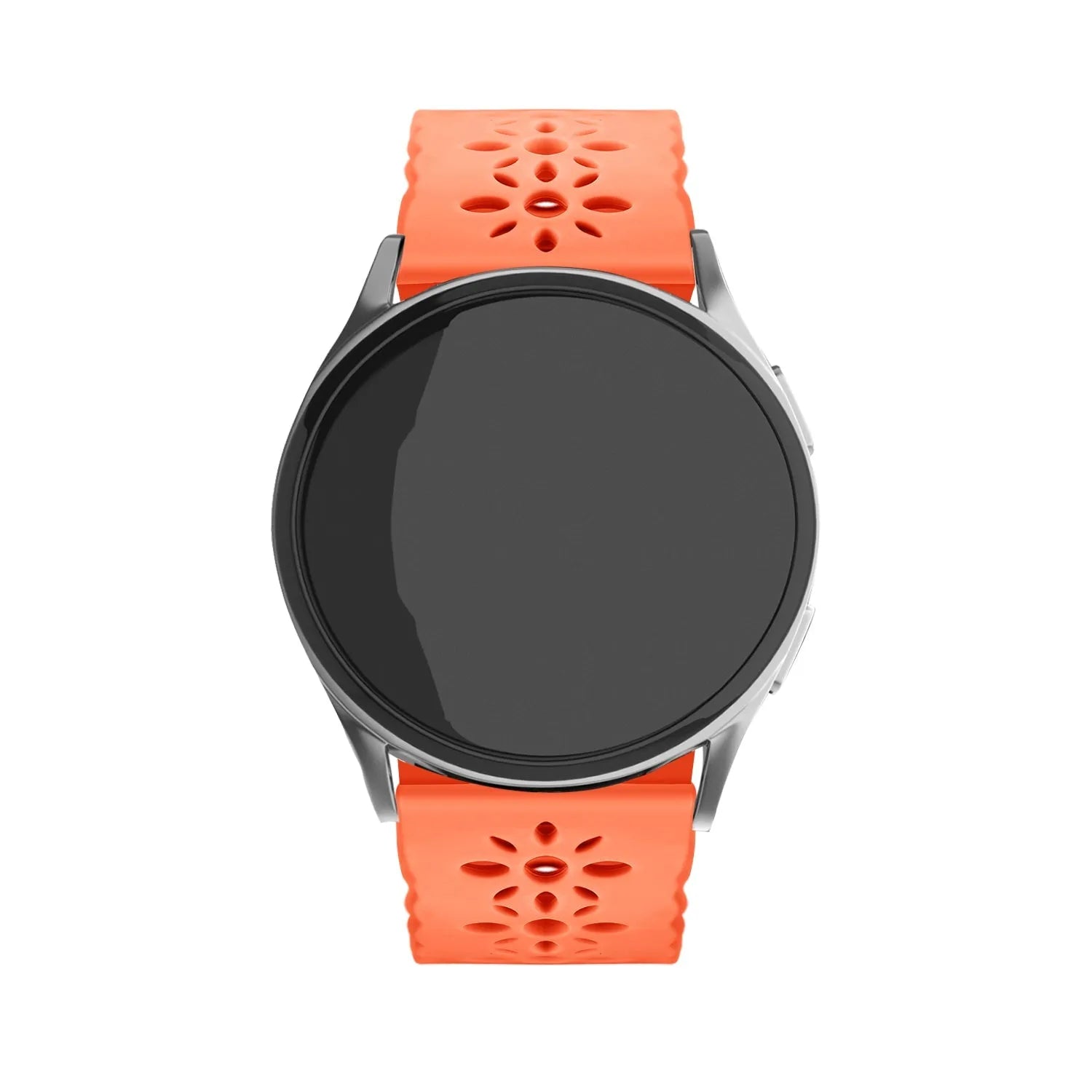 Coros Apex 2 Patterned Silicone Strap (Orange)