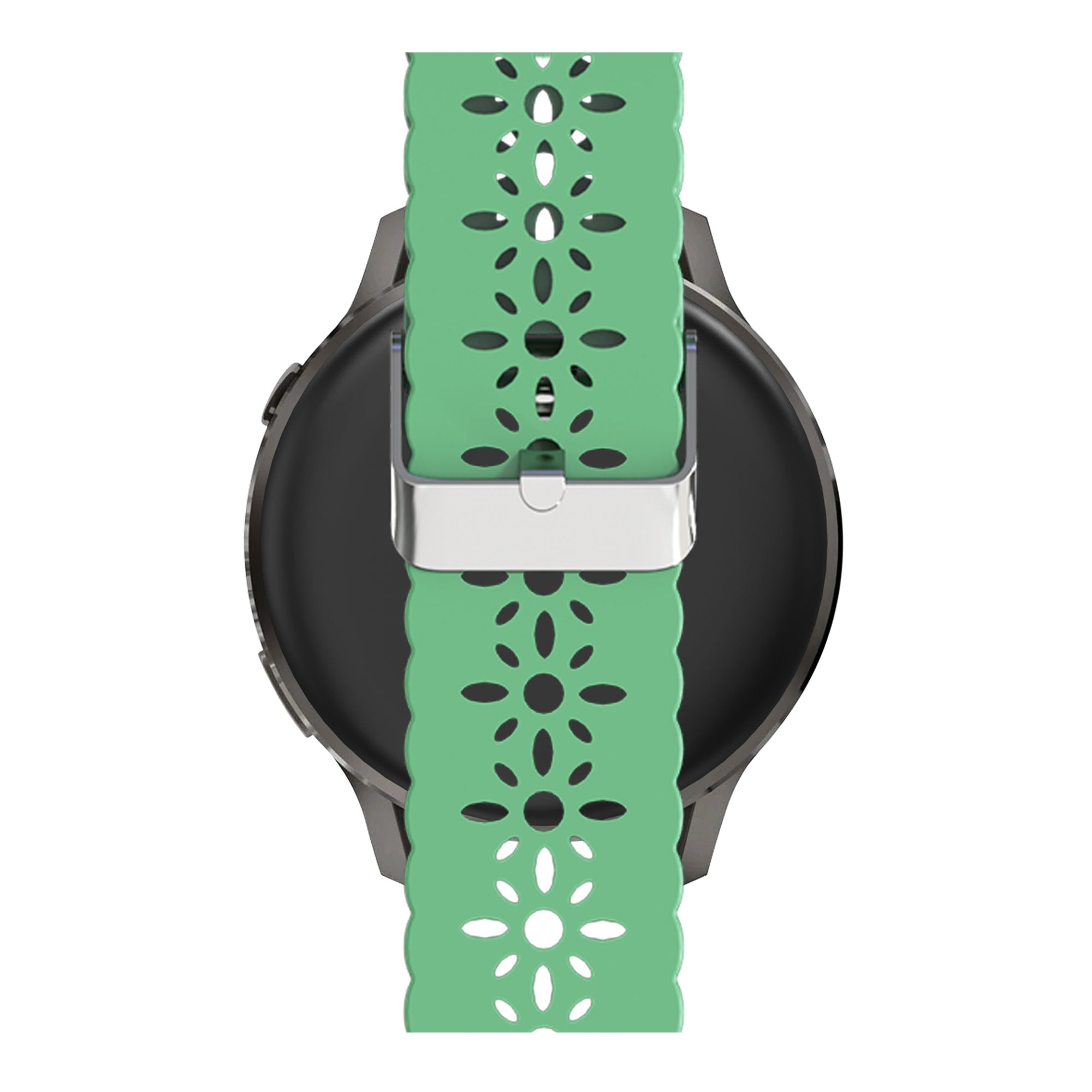 Bandz Garmin Vivomove Luxe Silicone Strap 'Lace' (Light Green)
