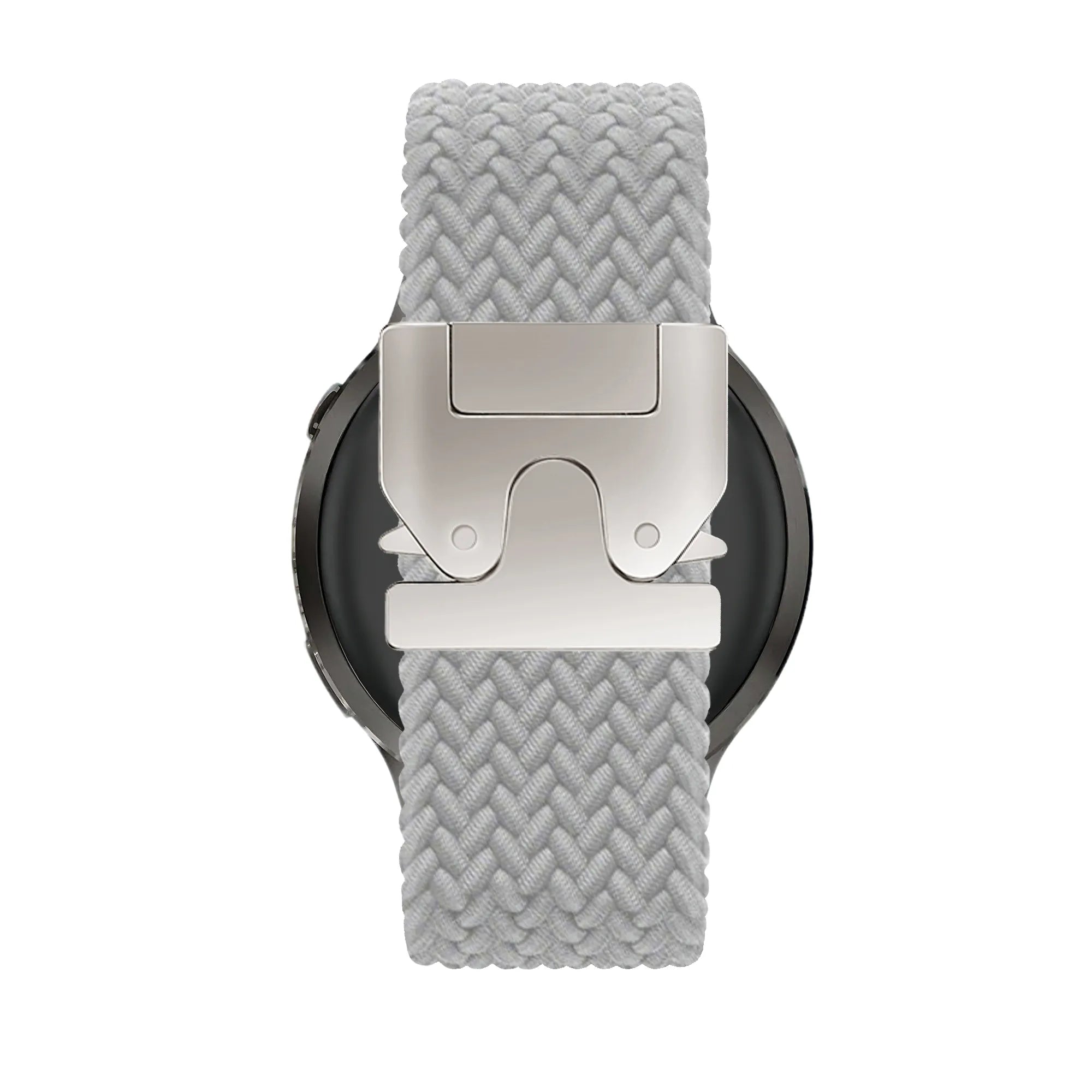 Bandz Garmin Forerunner 570 - 47mm Braided Strap 'Parachute' (Light Grey)