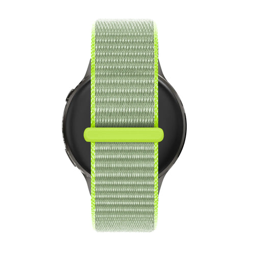Bandz Garmin Vivoactive 4 Nylon Loop Strap (Flash Yellow)