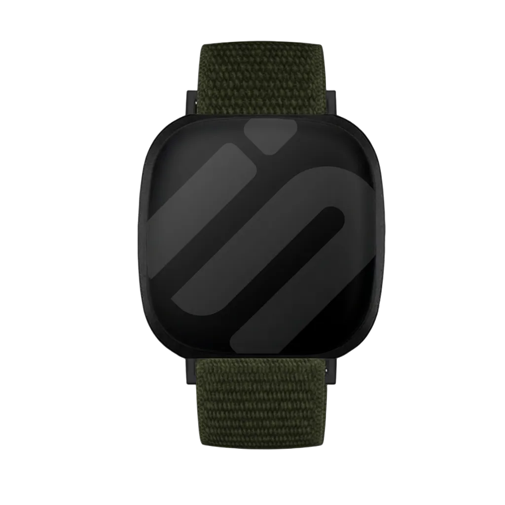 Fitbit Versa 3 Nylon Strap (Green)