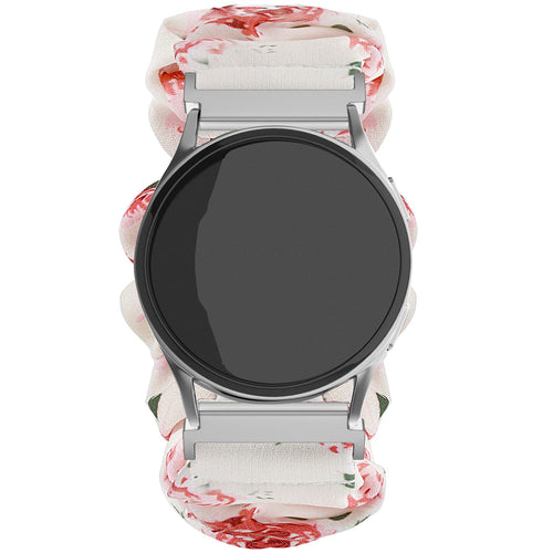 Samsung Galaxy Watch 7 - 44mm Scrunchie Strap (Flowers)