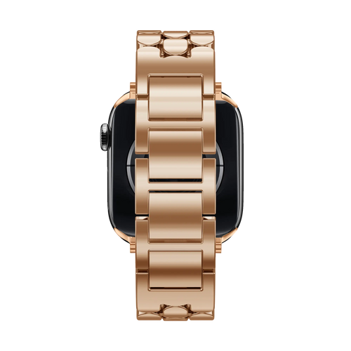 Bandz Apple Watch Steel Strap 'Oval' (Rose Gold)