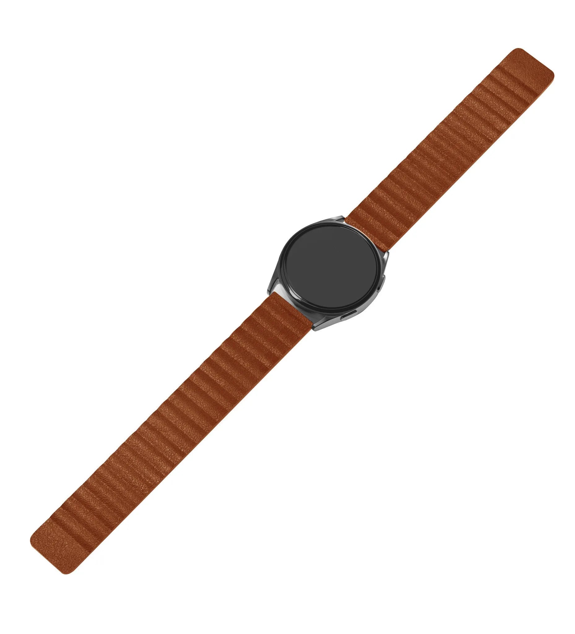 Coros Apex 42mm Leather Loop Strap (Brown)