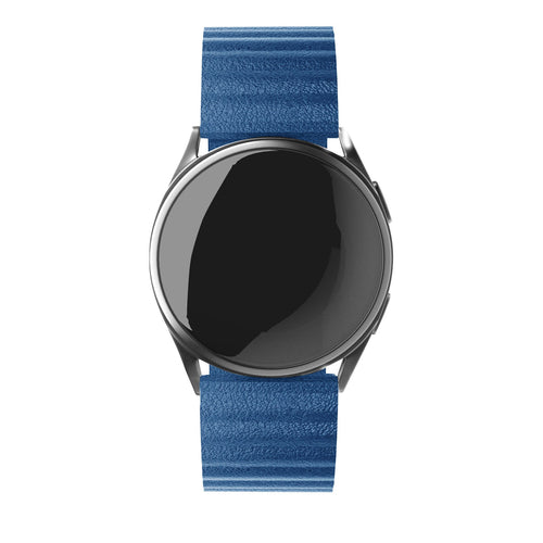 Amazfit Active 2 Leather Loop Strap (Dark Blue)