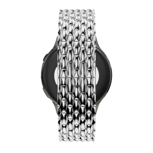 Bandz Garmin Forerunner 170 Steel Strap 'Dragon' (Silver)