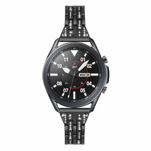 Diamond Steel Strap, on a watch, direct front view