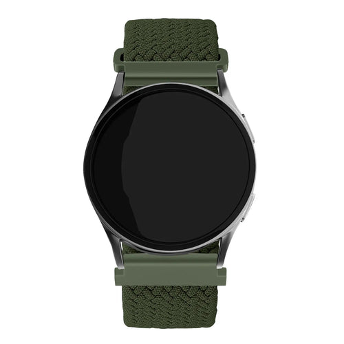 Amazfit Bip U (Pro) Adjustable Braided Strap (Green)