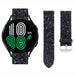 Samsung Galaxy Watch 4 40mm Glitter Leather Strap (Black)