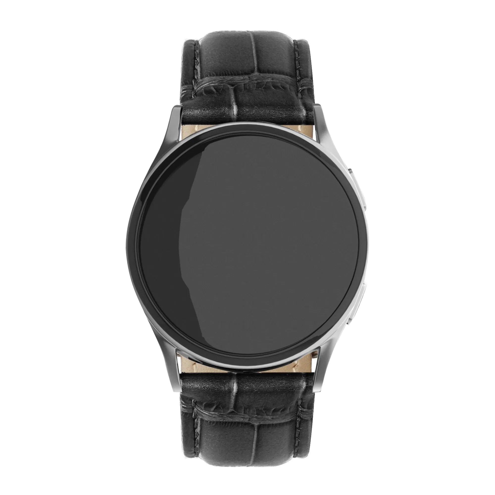 Oppo Watch S Leather Strap Crocodile Grain (Black)