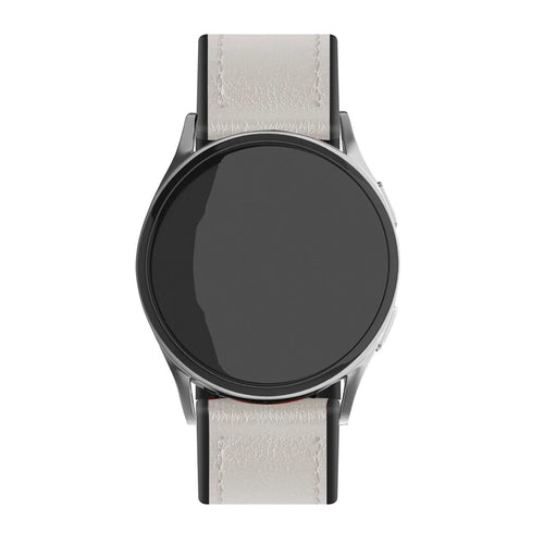 Suunto 9 Peak Pro Leather Hybrid Strap (White)