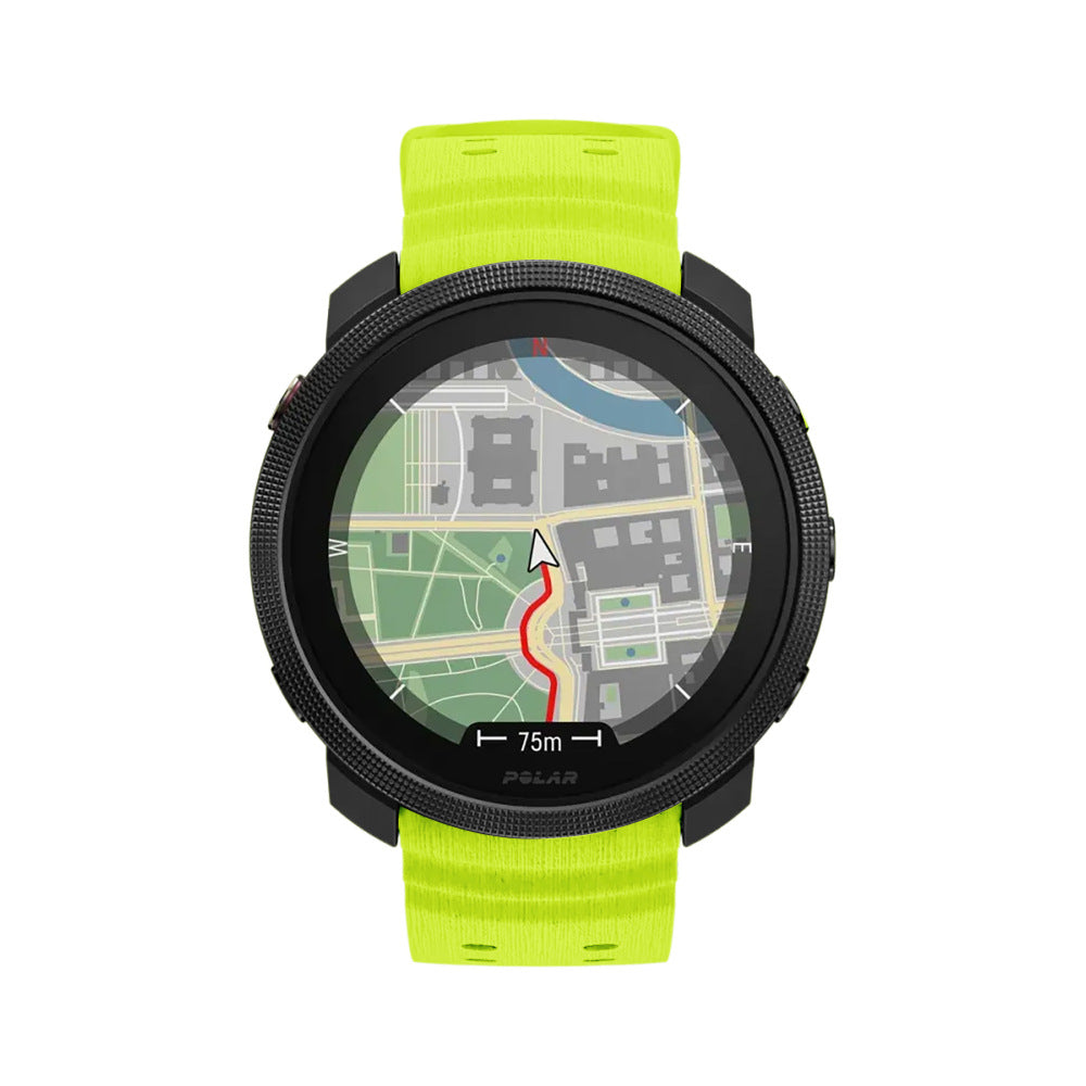 Polar Grit X Pro Silicone Grain Strap (Lime)