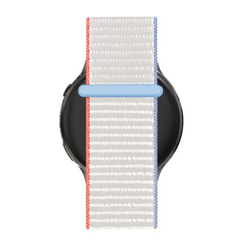 Bandz Garmin Forerunner 255s Nylon Loop Strap (Milk White)