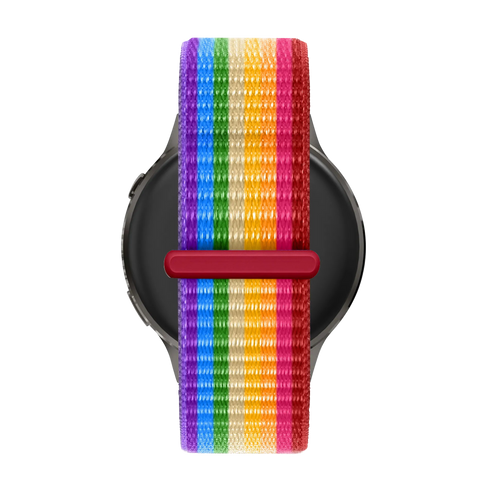 Bandz Garmin Forerunner 265s Nylon Loop Strap (Rainbow)