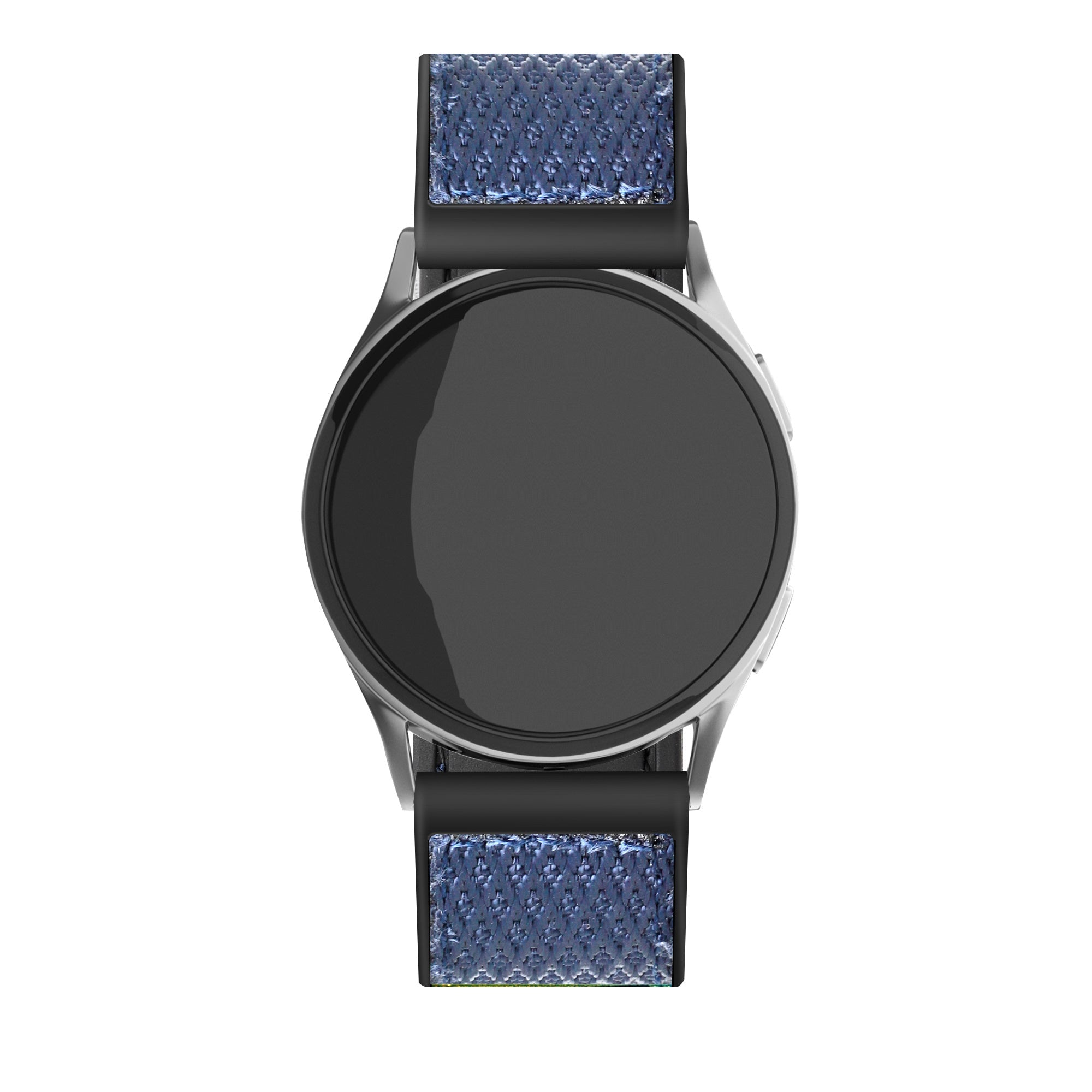 Withings ScanWatch Nova Nylon Hybrid Strap (Blue)