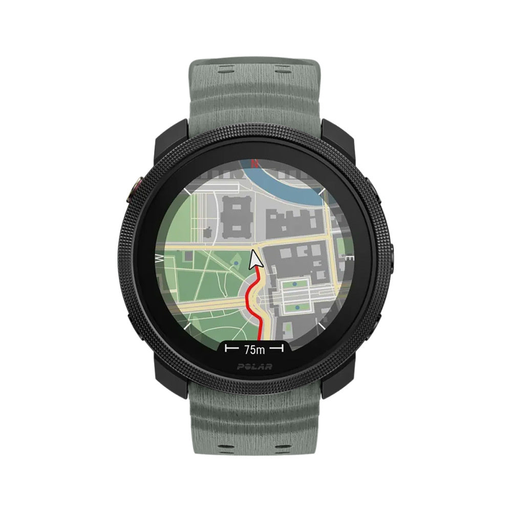 Polar Grit X2 Pro Silicone Grain Strap (Dark Grey)