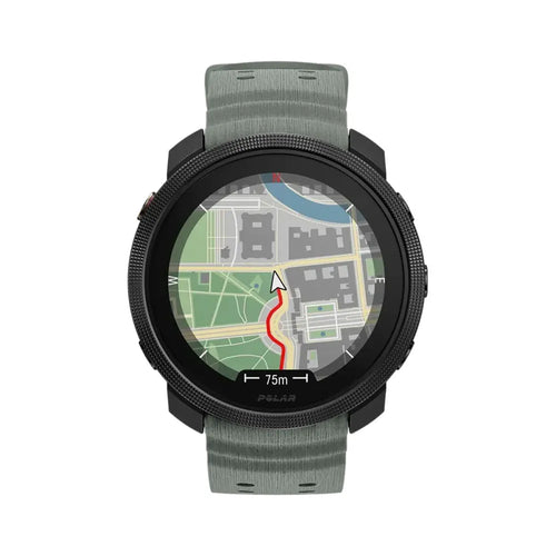 Polar Vantage M Silicone Grain Strap (Dark Grey)