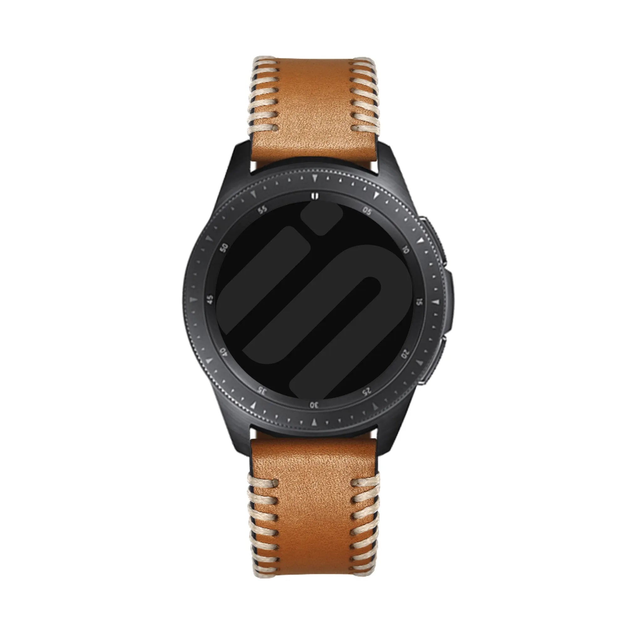 Polar Grit X Pro Stitched Leather Strap (Brown)
