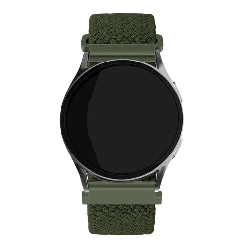 Suunto 9 Peak Pro Adjustable Braided Strap (Green)