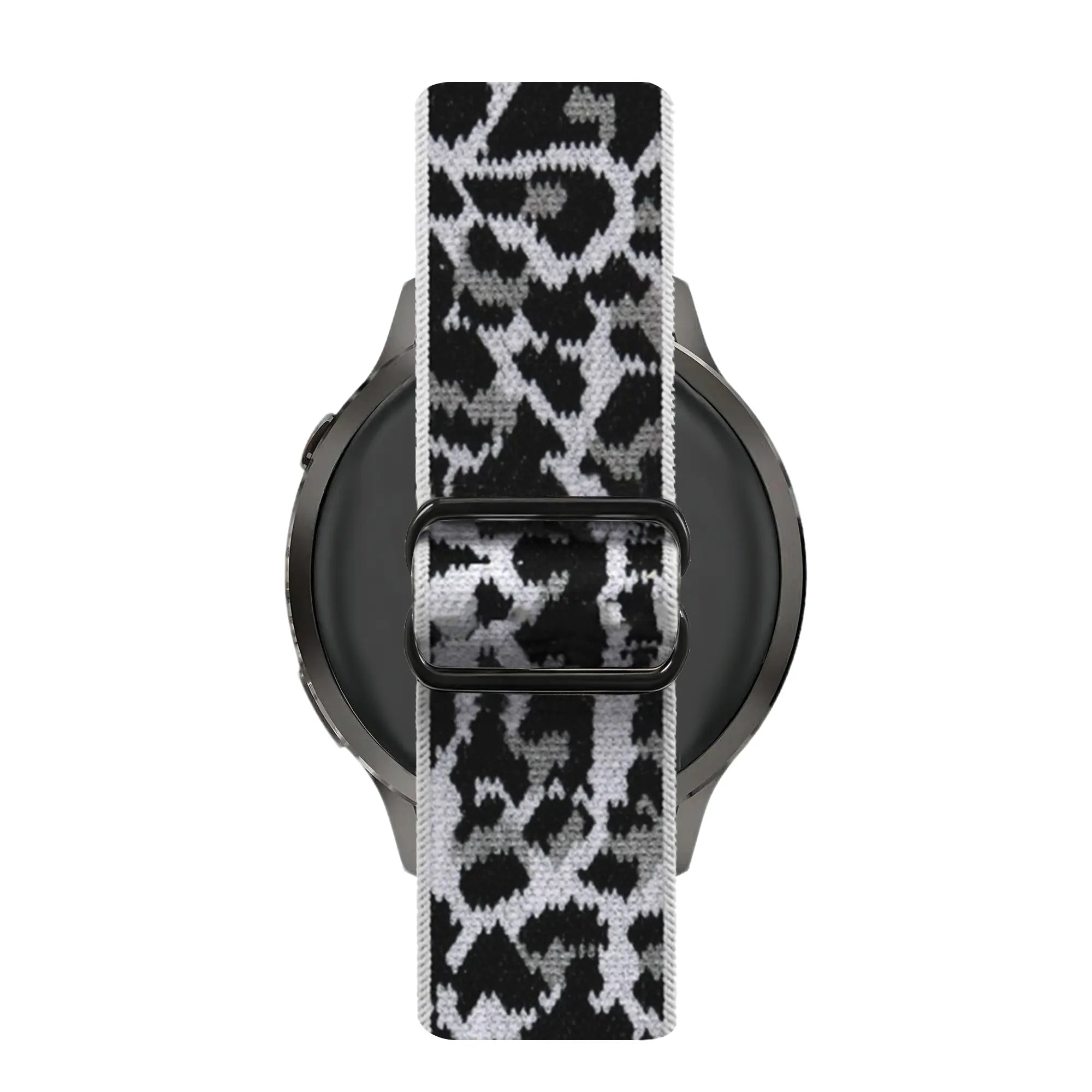 Bandz Garmin Venu 2s Elastic Nylon Strap (White Leopard)