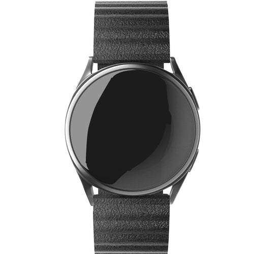 Coros Apex 46mm Leather Loop Strap (Black)