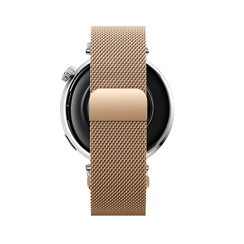 Bandz Withings Steel HR - 36mm Milanese Strap 'Easy fit' (Rose Gold)