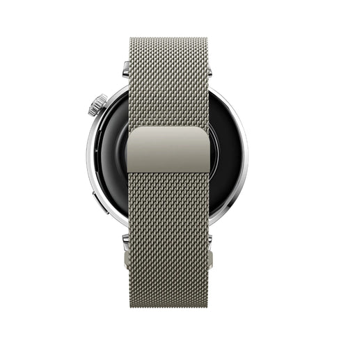 Bandz Huawei Watch GT 5 Pro - 42mm Milanese Strap 'Easy fit' (Starlight)