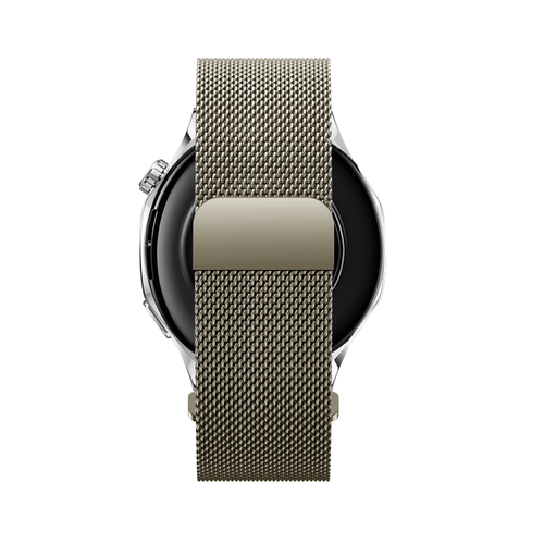 Bandz Xiaomi Mi Watch 'One Push' Milanese Strap (Titanium)