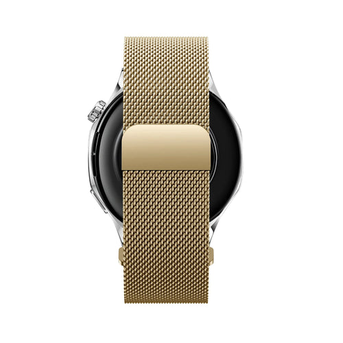 Bandz Amazfit Bip 3 (Pro) Milanese Strap 'Easy fit' (Gold)