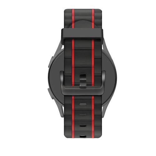 Bandz Suunto 9 Peak Pro Sport Strap Striped (Black/Red)