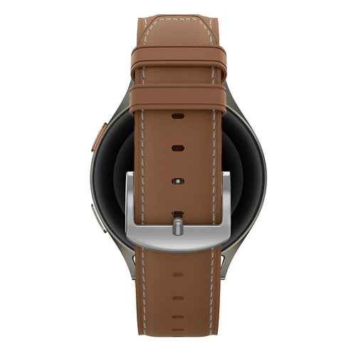 Bandz Gard Pro Health 4 smartwatch Leather Strap 'Easy Fit' (Brown)