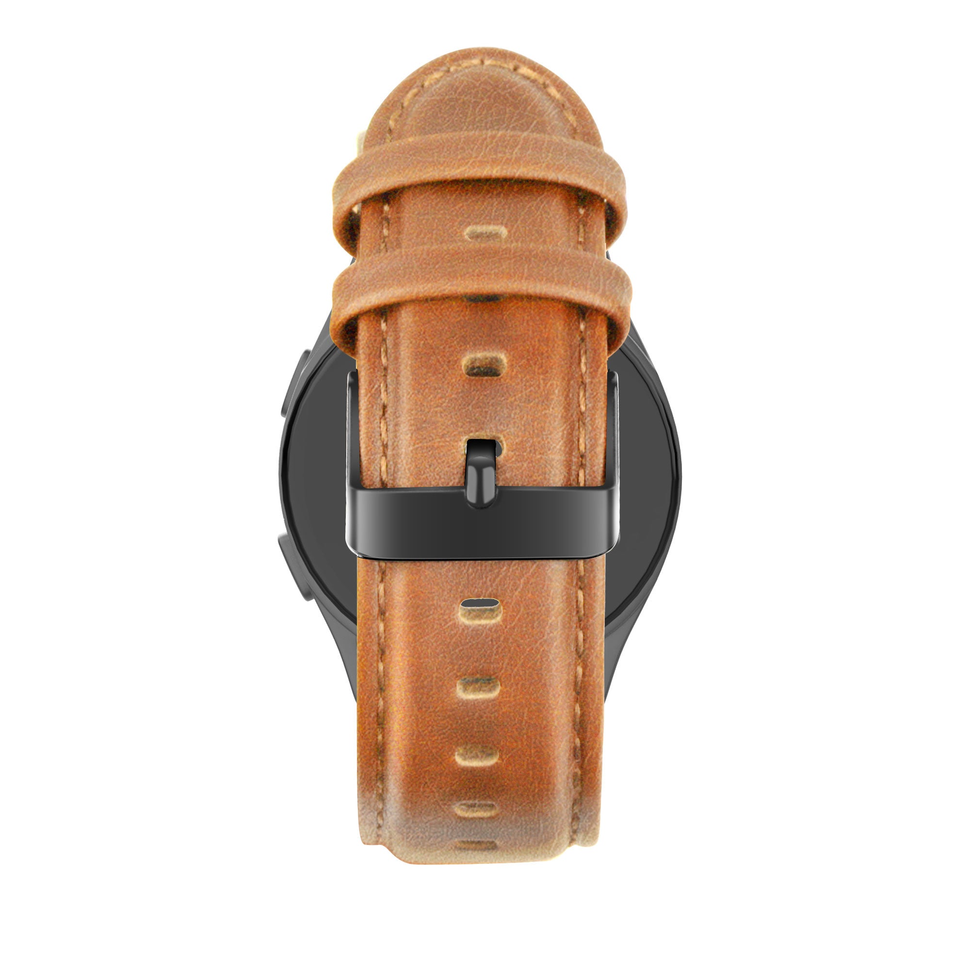Bandz Huawei Watch GT 6 - 46mm Leather Strap 'Classic' (Brown)