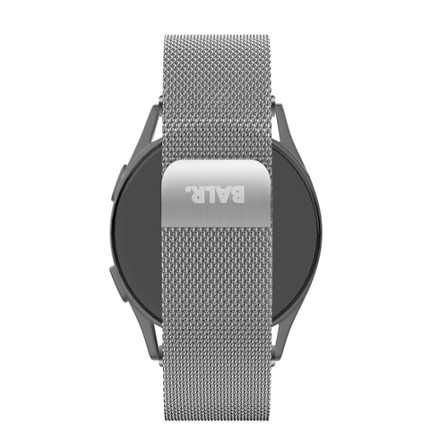 BALR Samsung Galaxy Watch Active Milanese Strap (Silver)