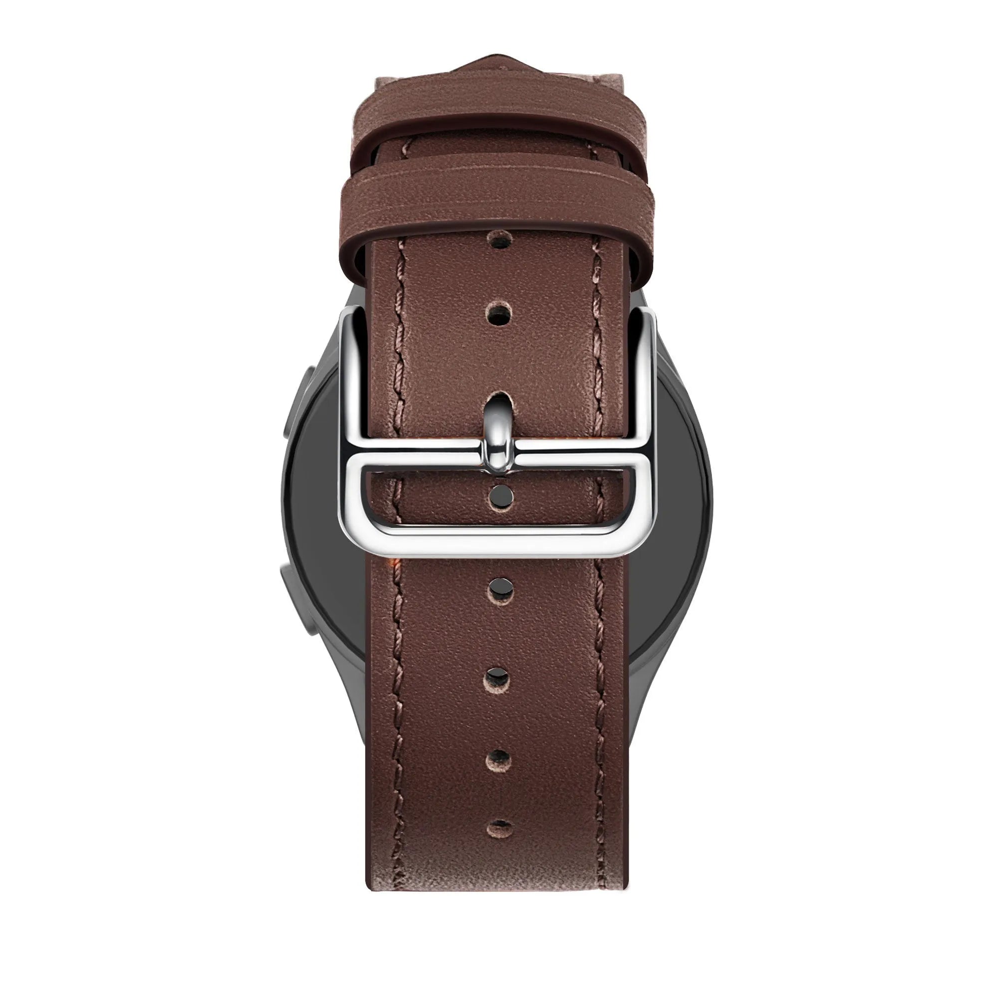 Bandz Amazfit Balance 2 Leather Strap 'Deluxe' (Brown)