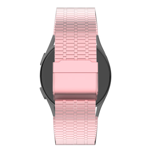 Bandz Garmin Venu Adjustable Steel Strap (Pink)