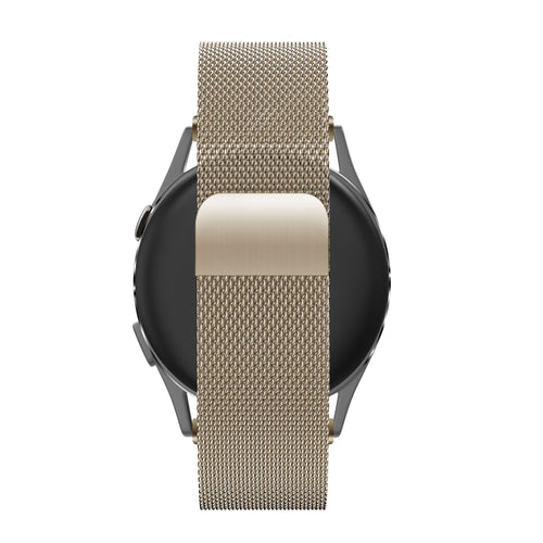 Bandz Garmin Forerunner 255s Milanese Loop Strap (Vintage Gold)