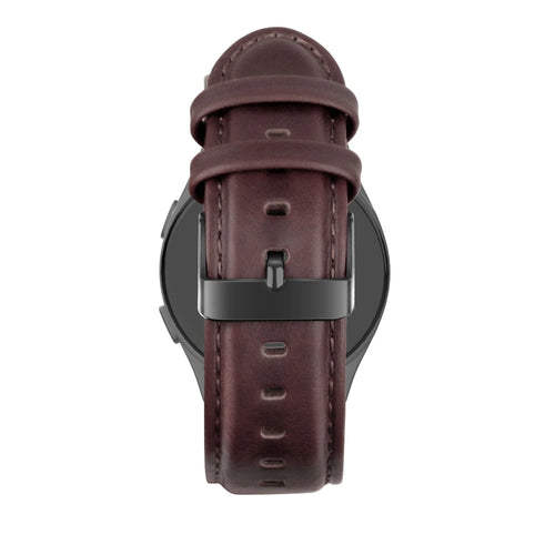 Bandz Suunto Run Leather Strap 'Classic' (Dark Brown)