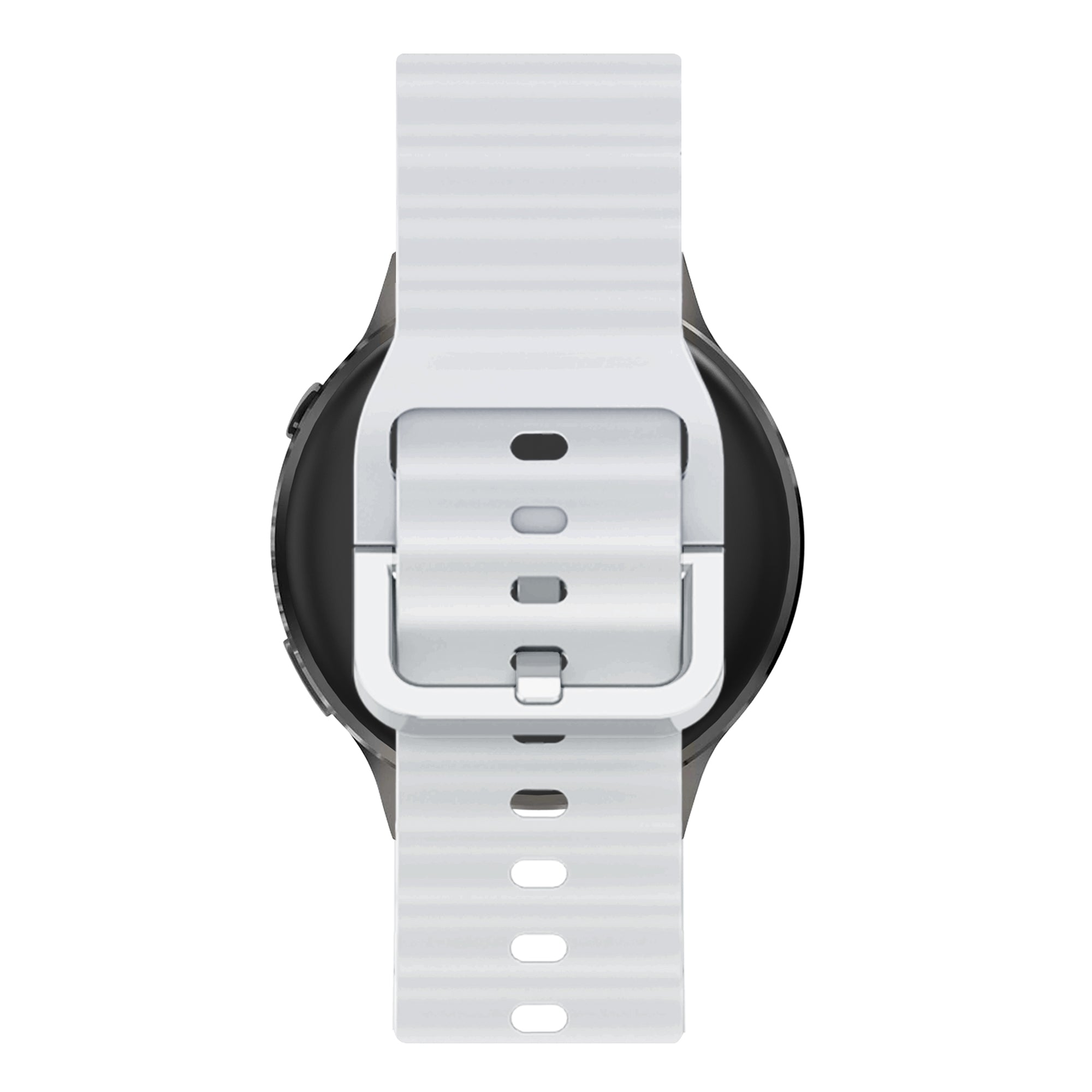 Bandz Garmin Bounce 2 Silicone Strap 'Wave' (Light Grey)