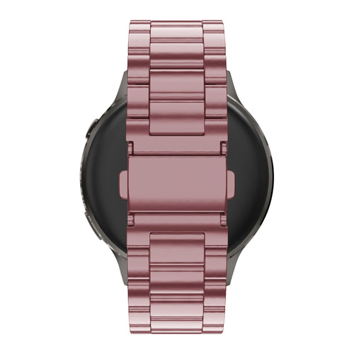 Bandz Garmin Vivoactive 4s Steel Strap 'Classic' (Pink)