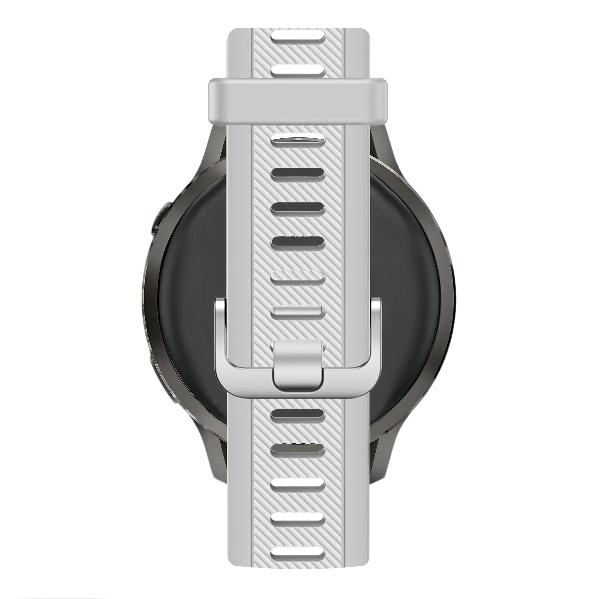 Bandz Garmin Forerunner 570 - 42mm Dual Buckled Sport Strap (Grey)