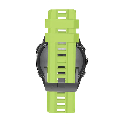 Bandz Garmin Instinct 3 - 45mm Silicone Strap 'Classic' (Light Green)